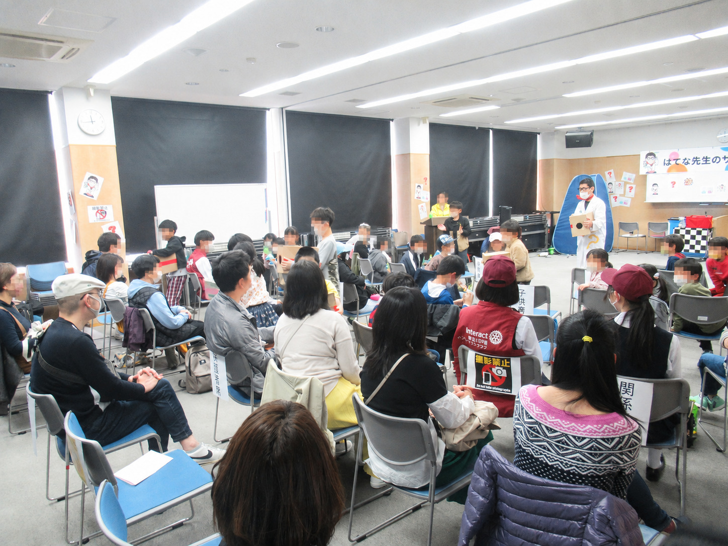 フレミラ宝塚で開催したサイエンスショーの会場全景